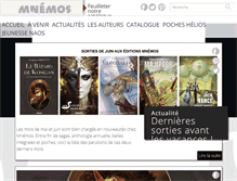 Tablet Screenshot of fr.mnemos.com